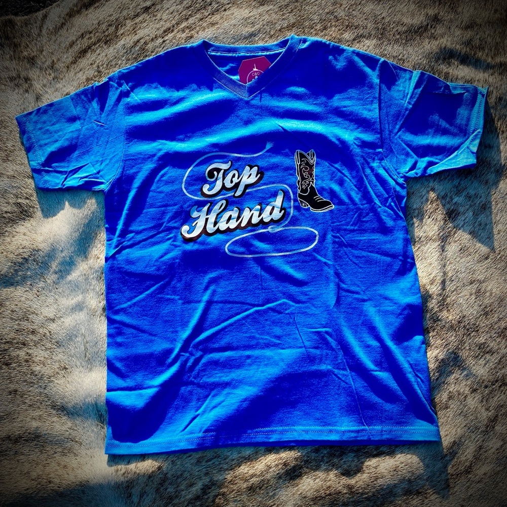 Kids Top Hand Blue T-Shirt